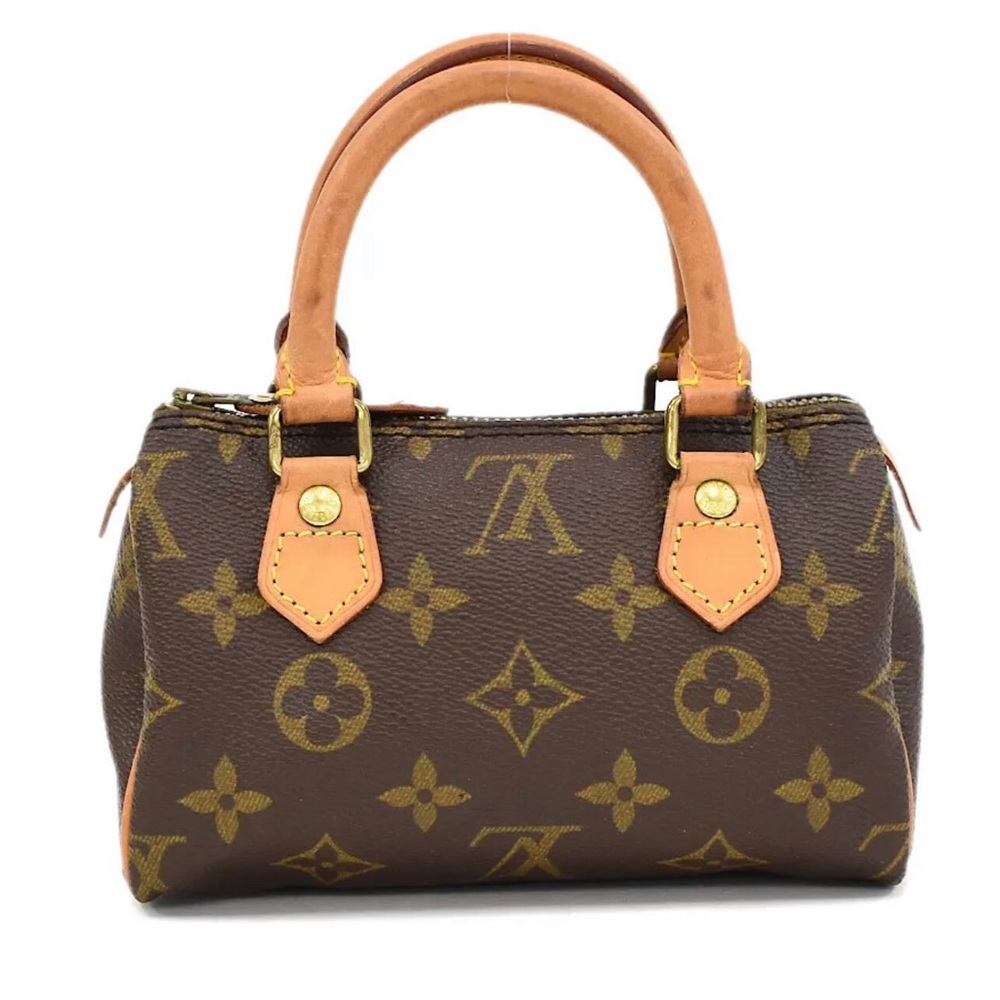 Louis Vuitton preloved nano speedy monogram